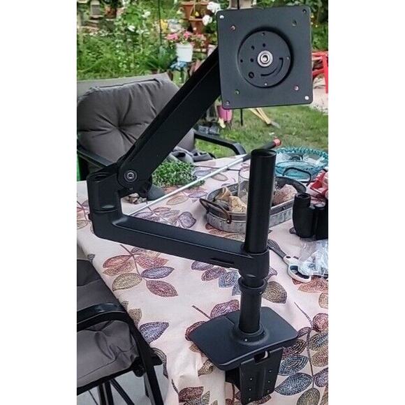 LX Premium Monitor Arm, Single Monitor Desk Mount – fits Flat Curved, New Oob - Picture 4 of 5